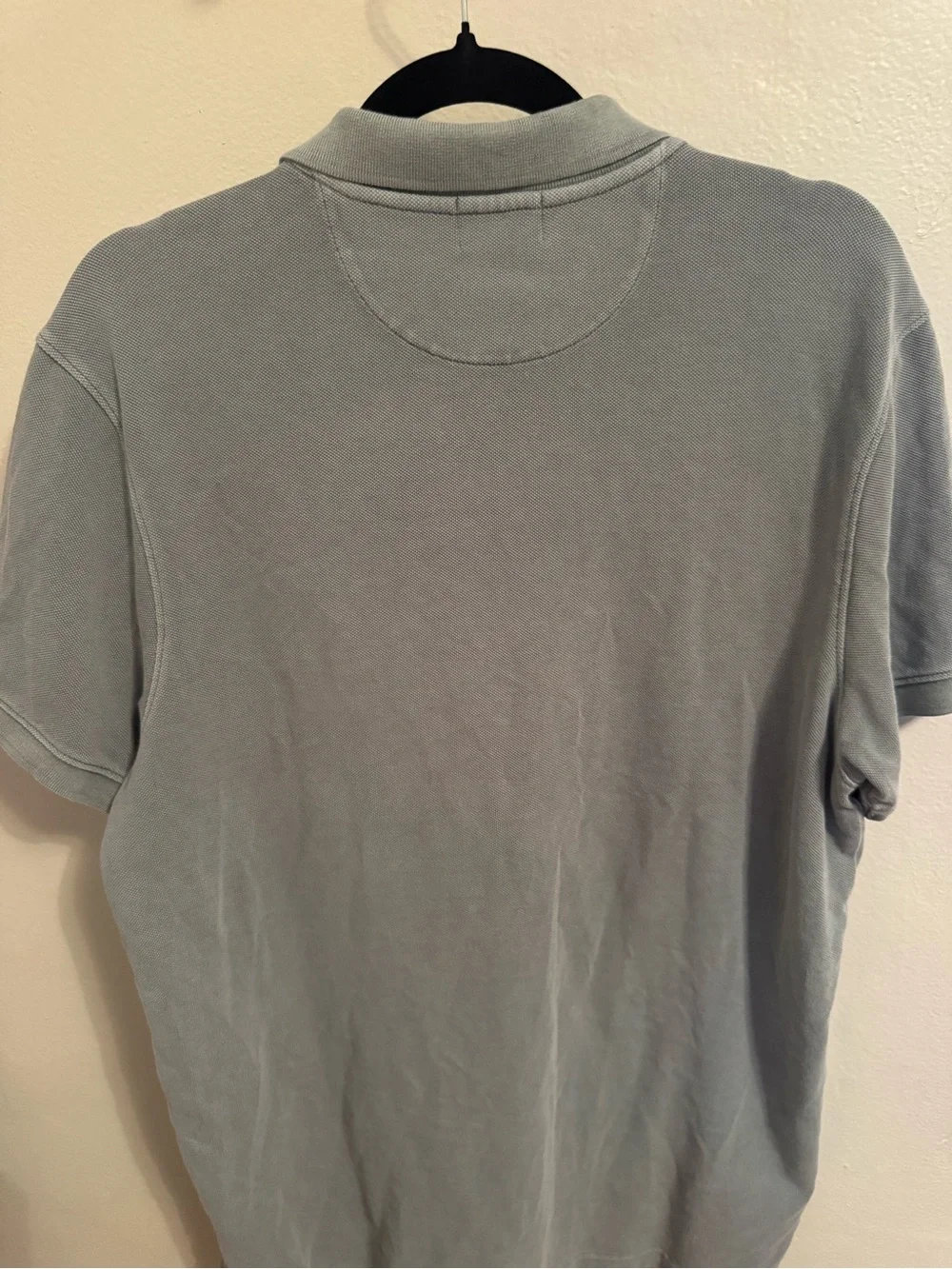 Vintage J.Crew Oarsman Large Slim Fit Muted Green Pique Polo Shirt